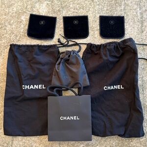 Chanel Dust Protectors and Jewelry Pouches x7